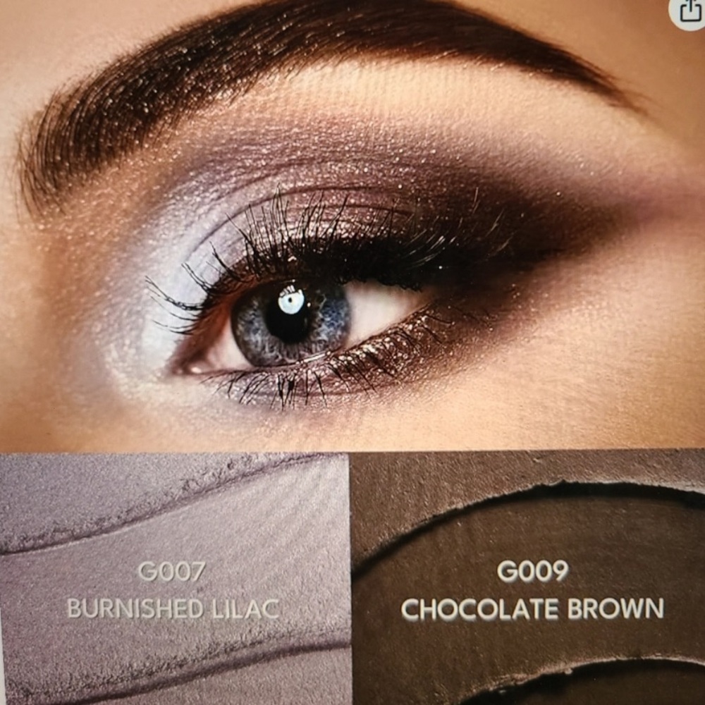 imakeupnow Cream Waterproof Eyeshadow Stick Set 2pcs With Cosmetic Travel Case